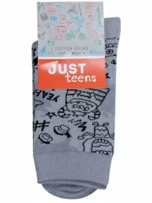 Детские носки "Красная ветка", С-2147, СЕРЫЕ