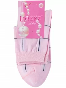 Женские носки LORENZline, Д128, РОЗОВЫЕ
