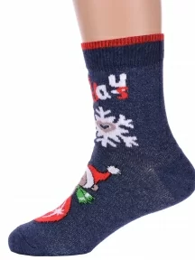 Детские носки Брестские (БЧК), 20С3079, рис. 8005, ТЕМНО-СИНИЕ МЕЛАНЖ