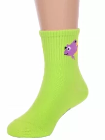 Детские спортивные носки Hobby Line, Ндх3594, САЛАТОВЫЕ