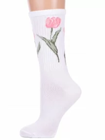 Женские спортивные носки Брестские (БЧК), 20С1141, рис. 568, БЕЛЫЕ