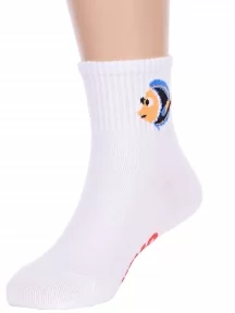 Детские спортивные носки Hobby Line, Ндх3594, БЕЛЫЕ