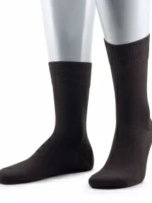 Мужские носки из мерсеризованного хлопка Grinston socks (PINGONS), 15D3, КОРИЧНЕВЫЕ