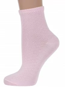 Комплект из 3 пар женских бамбуковых носков ХОХ, 3-G-223, РОЗОВЫЕ