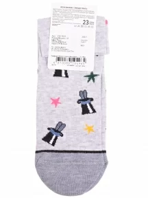 Женские носки Брестские (БЧК), 23С1161, рис. 633, СВЕТЛО-СЕРЫЕ МЕЛАНЖ