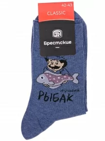 Мужские носки Брестские (БЧК), 20С2146, рис. 460, ДЖИНСОВЫЕ МЕЛАНЖ