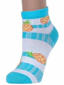 Женские носки Брестские (БЧК), 16С1103, рис. 091, ЛАЗУРНЫЕ