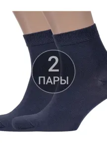 Комплект из 2 пар мужских носков Брестские (БЧК) рис. 000, ТЕМНО-СЕРЫЕ (2-14С2124)