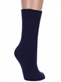 Женские термоноски с ослабленной резинкой Hobby Line, нжт019-03, ТЕМНО-СИНИЕ