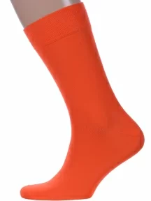 Комплект из 10 пар мужских носков Sergio Di Calze (PINGONS) из мерсеризованного хлопка, 10-17SC6, ОРАНЖЕВЫЕ