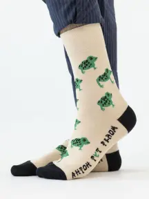 Носки unisex St. Friday Socks "Лягушка инакомыслия" (anton-1076-01)