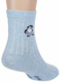 Детские носки RuSocks (Орудьевский трикотаж), Д3-130096М, рис. 02, СВЕТЛО-ГОЛУБЫЕ