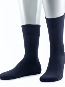 Мужские носки из микромодала Sergio Di Calze (PINGONS), 15SC2, СИНИЕ