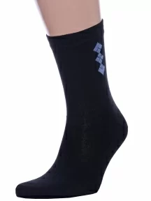 Мужские носки Альтаир, С45, ЧЕРНЫЕ с джинсовым