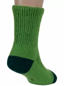 Детские носки из монгольской шерсти (Монголка), 02133, ЗЕЛЕНЫЕ