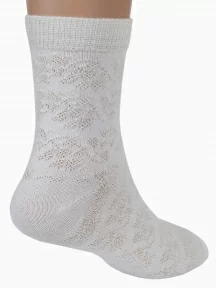 Детские носки "Алена", д304, рис. 02, КРЕМОВЫЕ