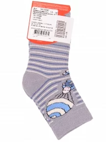 Детские махровые носки Брестские (БЧК), 14С3060, рис. 411, СВЕТЛО-СЕРЫЕ