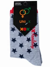 Носки unisex ХОХ FANTASY, XF-48, СЕРЫЕ
