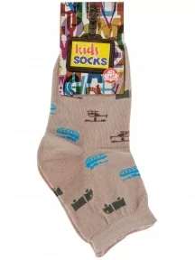 Комплект из 3 пар детских носков Альтаир, 3-А56, БЕЖЕВЫЕ