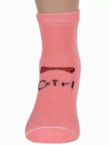 Детские носки Альтаир, А172, ПЕРСИКОВЫЕ, рис. Girl