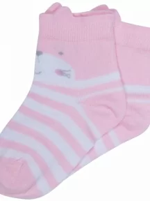 Детские носки RuSocks (Орудьевский трикотаж), Д-31359, рис. 01, СВЕТЛО-РОЗОВЫЕ