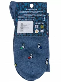 Мужские носки "Борисоглебский трикотаж", 4С1010/2, ДЖИНСОВЫЕ