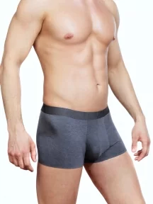 Мужские трусы-боксеры из модала Sergio Dallini, SD2901-8, ТЕМНО-СЕРЫЕ МЕЛАНЖ