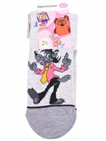 Женские носки Брестские (БЧК), 23С1161, рис. 633, СВЕТЛО-СЕРЫЕ МЕЛАНЖ