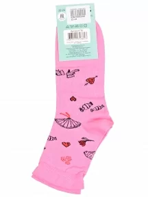 Детские носки LORENZline, П6, РОЗОВЫЕ