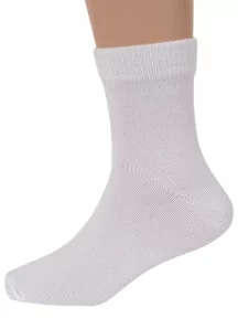 Детские носки "Челны Текстиль", L24, БЕЛЫЕ