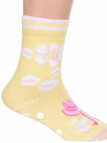 Детские носки Conte kids, 7С-54СП, рис. 475, СВЕТЛО-ЖЕЛТЫЕ