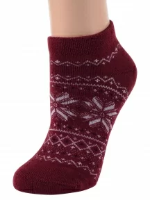 Набор из 8 пар женских полушерстяных носков (ТМ Grinston socks), PG-17D4-8, микс