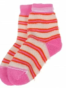 Детские махровые носки Альтаир, С114, КРЕМОВО-РОЗОВЫЕ