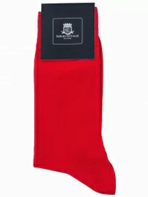 Комплект из 3 пар мужских носков Sergio Di Calze (PINGONS) из мерсеризованного хлопка, 3-17SC6, КРАСНЫЕ