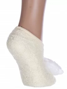 Женские ультракороткие махровые носки Hobby Line, Нжмту2163-8-03, ЖЕЛТЫЕ