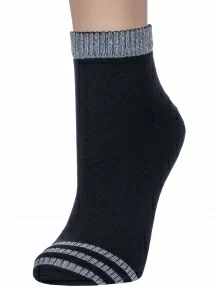 Женские спортивные носки "Красная ветка", С-1267, ЧЕРНЫЕ