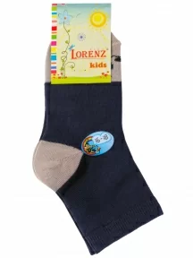 Детские носки LORENZline, Л102, ТЕМНО-СИНИЕ с мордочкой