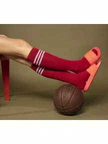 Гольфы unisex St. Friday Socks, 431-11, "Полосатая классика", КРАСНЫЕ