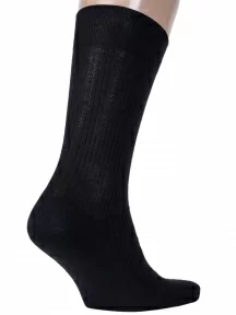 Мужские носки из 100% хлопка RuSocks (Орудьевский трикотаж), М3-11946, ЧЕРНЫЕ