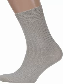 Мужские носки из 100% хлопка Брестские (БЧК), 14С2220, рис. 055, ПЕСОЧНЫЕ
