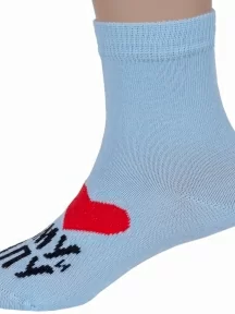 Детские носки RuSocks (Орудьевский трикотаж), Д-106/1, СВЕТЛО-ГОЛУБЫЕ