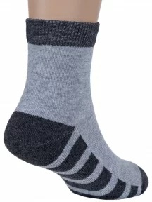 Детские носки с махровым следом "Красная ветка", С-1612, СЕРЫЕ