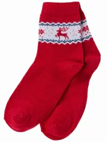Детские полушерстяные носки RuSocks (Орудьевский трикотаж), Д3-38278, КРАСНЫЕ