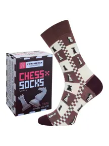 Носки унисекс SOXY CHESS Брестские (БЧК) рис. 147, коричневый (21С4200К)