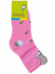 Детские махровые носки LORENZline, Л3, РОЗОВЫЕ