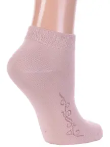 Женские носки Брестские (БЧК) рис. 657, КАПУЧИНО (14с1101)