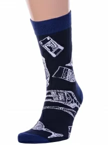 Носки унисекс Hobby Line, нус80129-01-20, ТЕМНО-СИНИЕ