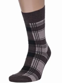Мужские носки Брестские (БЧК), 15С2125, рис. 046, ТЕМНО-КОРИЧНЕВЫЕ МЕЛАНЖ