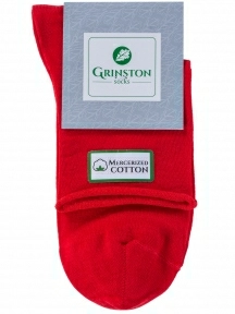 Комплект из 3 пар женских носков без резинки Grinston socks (PINGONS) из мерсеризованного хлопка микс 2 (3-15D22)