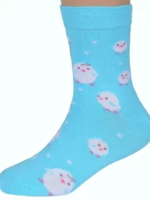 Детские носки Брестские (БЧК) рис. 145, ЛАЗУРНЫЕ (14С3081)